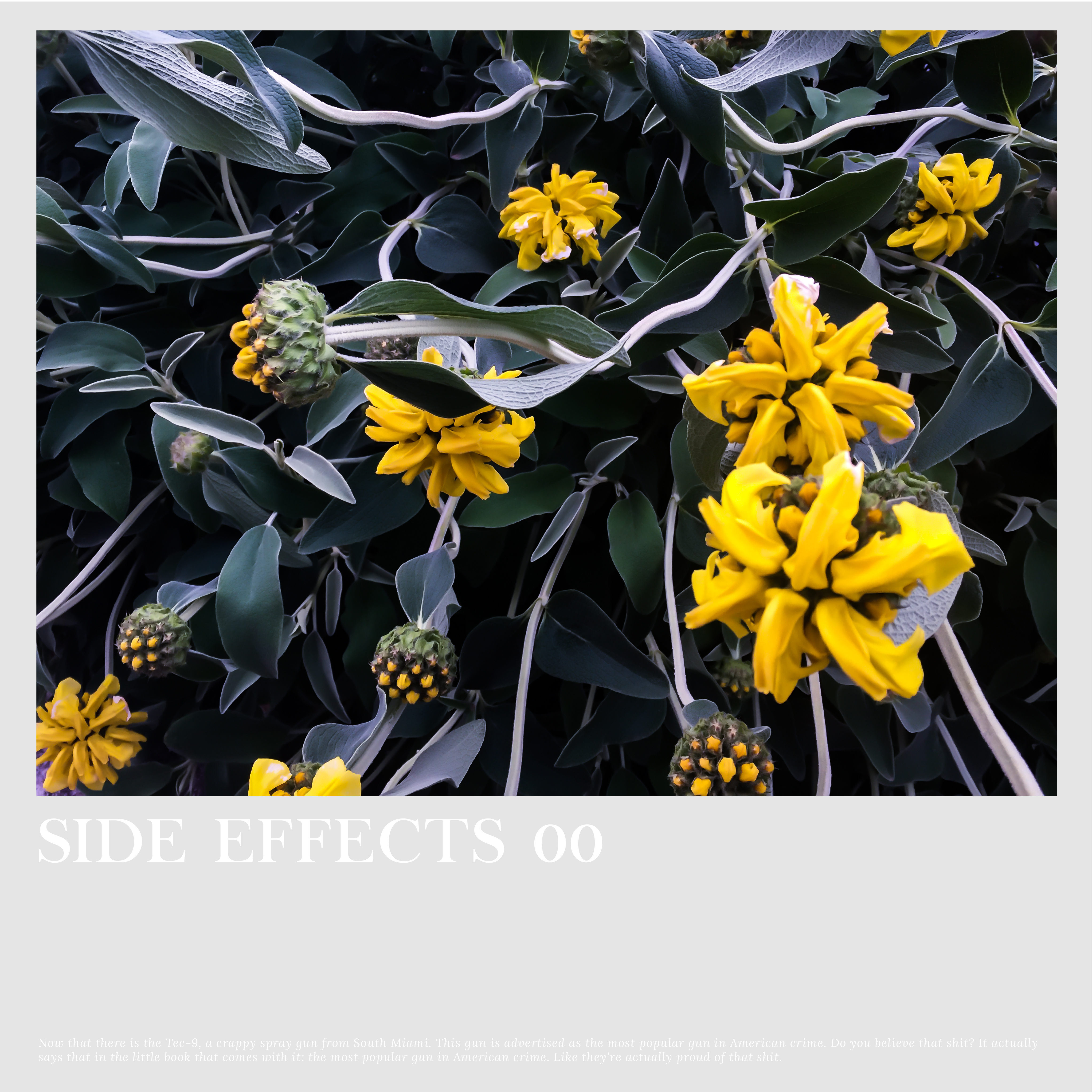 SIDE EFFECTS 00 layout & photography